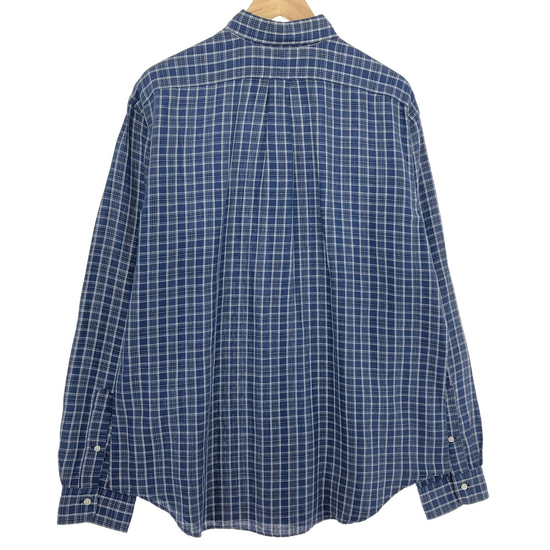 Ralph Lauren Classic Fit Long Sleeve Button Down Check Shirt Men's XL /eaa466407