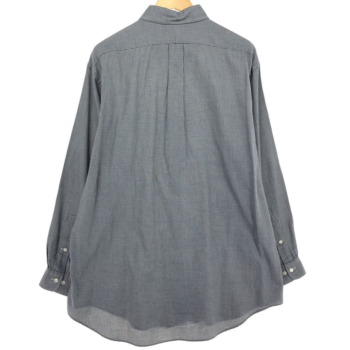 Ralph Lauren YARMOUTH Houndstooth Pattern Long Sleeve Button Down Shirt Men's XL /eaa466408