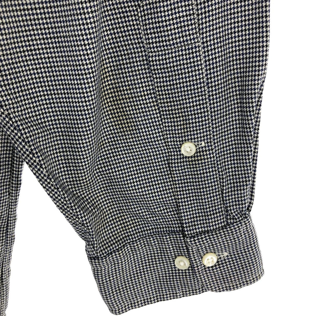 Ralph Lauren YARMOUTH Houndstooth Pattern Long Sleeve Button Down Shirt Men's XL /eaa466408