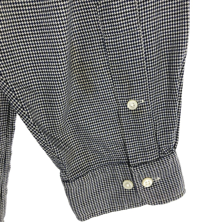 Ralph Lauren YARMOUTH Houndstooth Pattern Long Sleeve Button Down Shirt Men's XL /eaa466408