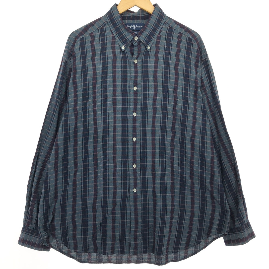 Ralph Lauren Ralph Lauren BLAIRE Long Sleeve Button Down Check Shirt Men's XL /eaa466409