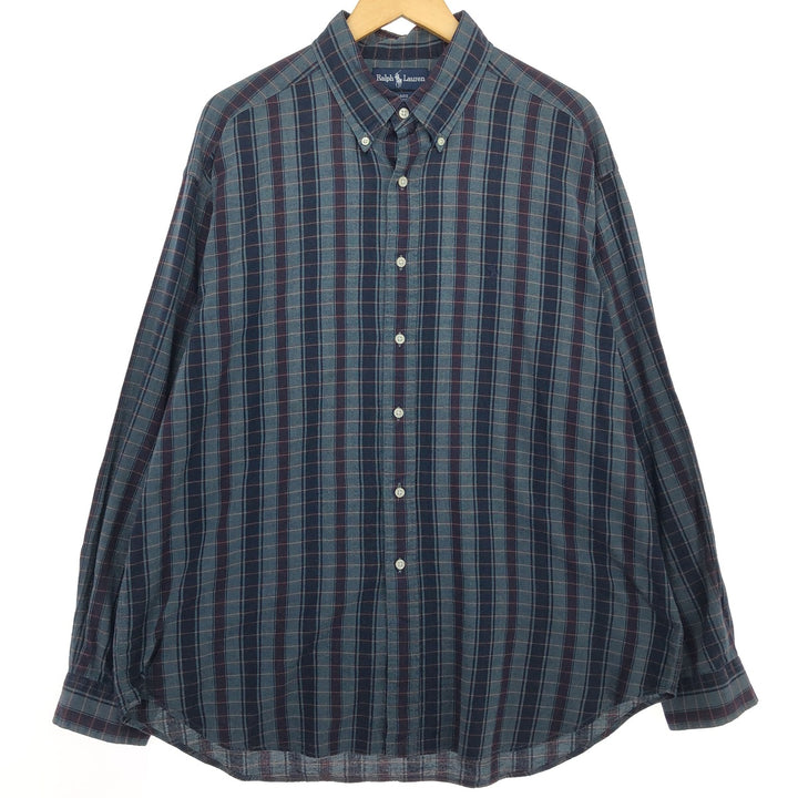 Ralph Lauren Ralph Lauren BLAIRE Long Sleeve Button Down Check Shirt Men's XL /eaa466409