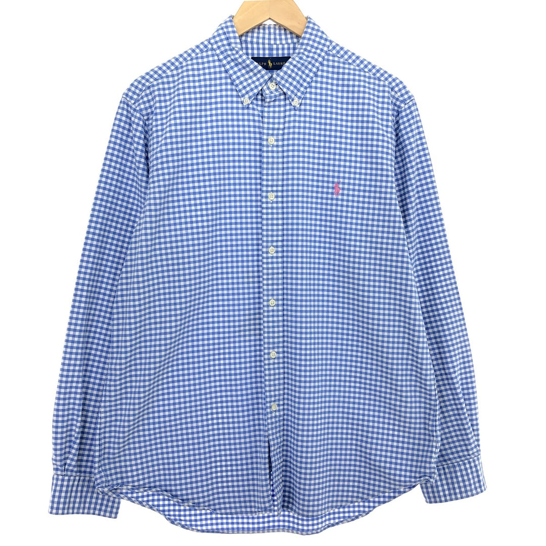 Ralph Lauren RALPH LAUREN Gingham Check Long Sleeve Button Down Check Shirt Men's L /eaa466410