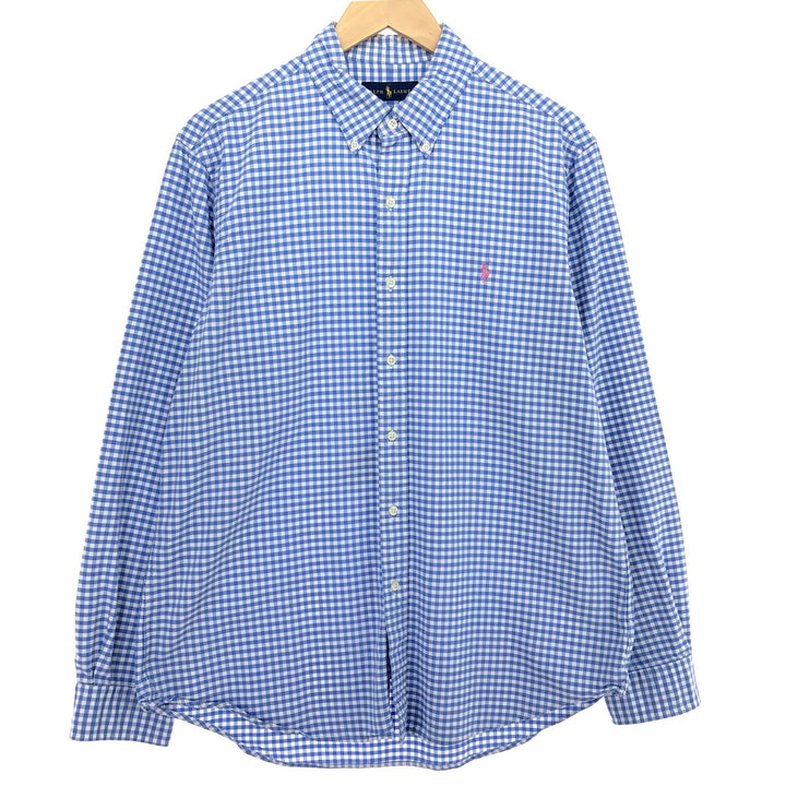 Ralph Lauren RALPH LAUREN Gingham Check Long Sleeve Button Down Check Shirt Men's L /eaa466410