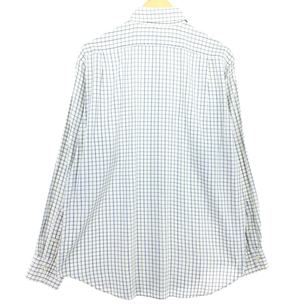 Ralph Lauren Ralph Lauren REGENT CLASSIC FIT wide collar long sleeve cotton check shirt men's L /eaa466412