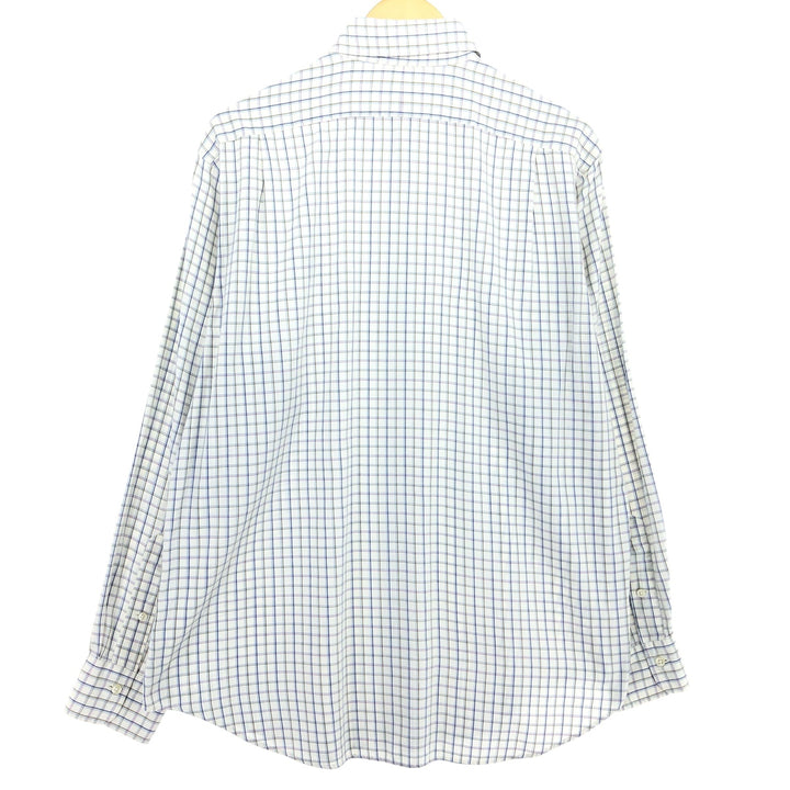 Ralph Lauren Ralph Lauren REGENT CLASSIC FIT wide collar long sleeve cotton check shirt men's L /eaa466412