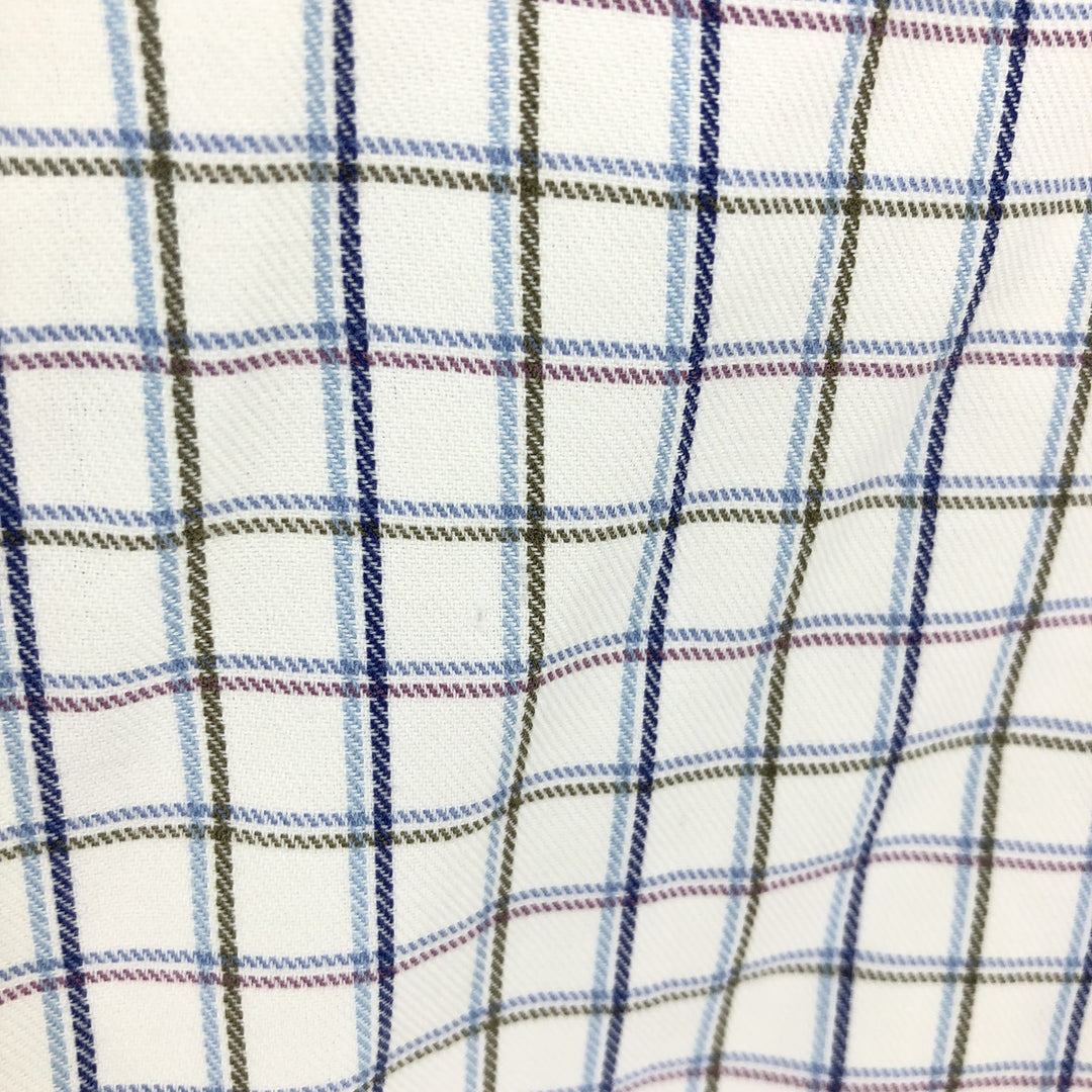 Ralph Lauren Ralph Lauren REGENT CLASSIC FIT wide collar long sleeve cotton check shirt men's L /eaa466412