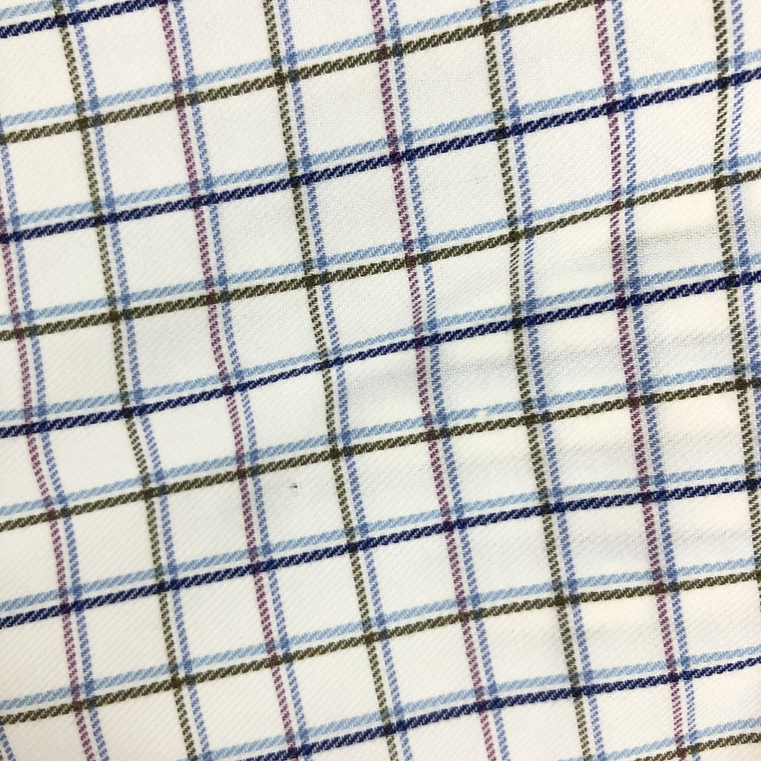 Ralph Lauren Ralph Lauren REGENT CLASSIC FIT wide collar long sleeve cotton check shirt men's L /eaa466412