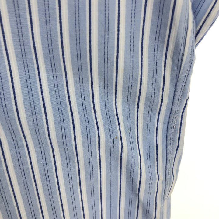 Ralph Lauren Polo by Ralph Lauren BONNARD Wide collar long sleeve cotton striped shirt Men's XL /eaa466415