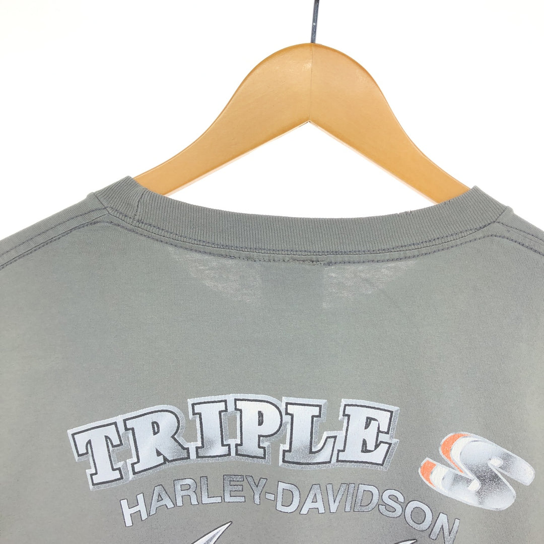 00'S Harley-Davidson Motorcycle Bike T-shirt Men's XXL / eaa466424