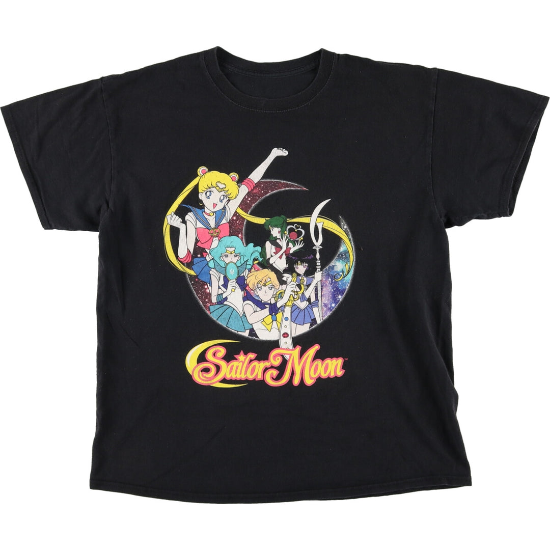 Sailor Moon character print T-shirt, men's size L / eaa466434