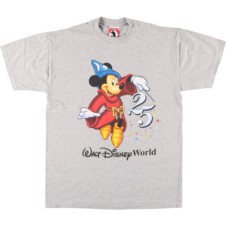 MICKEY,INC MICKEY MOUSE Mickey Mouse character print T-shirt made in USA men's size L /eaa466440