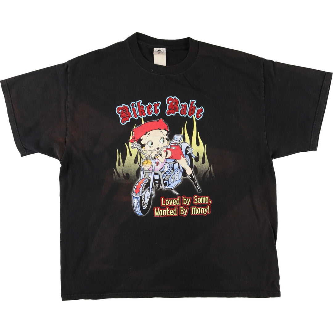 00'S BETTY BOOP character print T-shirt, men's XL size /eaa466445