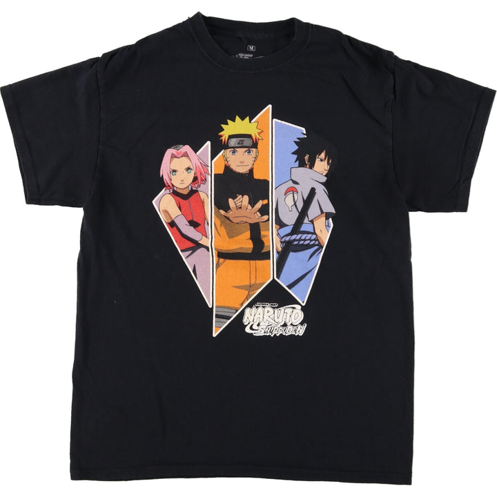 RIPPLE JUNCTION NARUTO SHIPPUDEN Naruto Shippuden character print T-shirt Men's M size /eaa466449