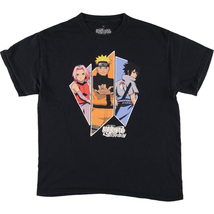 RIPPLE JUNCTION NARUTO SHIPPUDEN Naruto Shippuden character print T-shirt Men's L equivalent /eaa466450