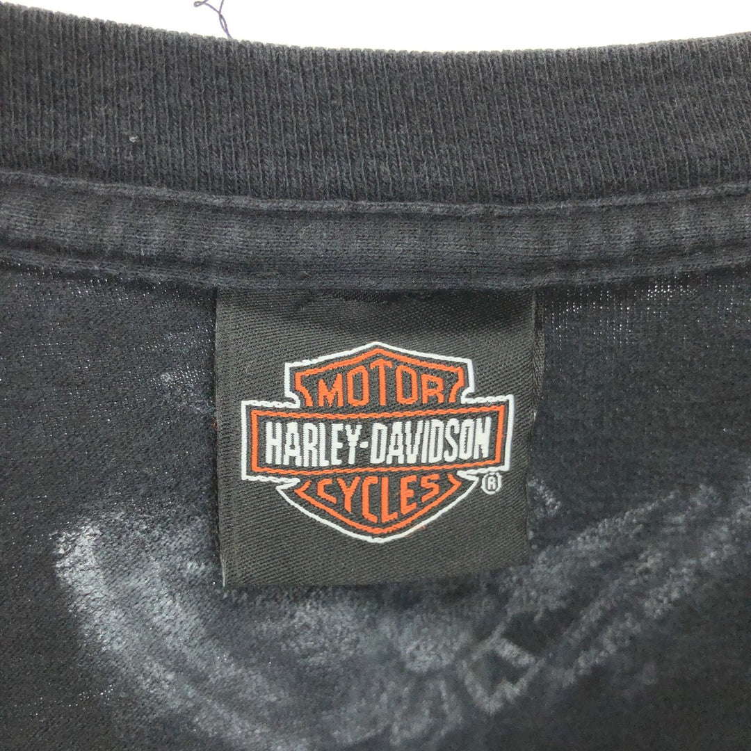 Harley-Davidson Eagle Pattern Motorcycle Bike T-shirt Men's XL equivalent /eaa466461