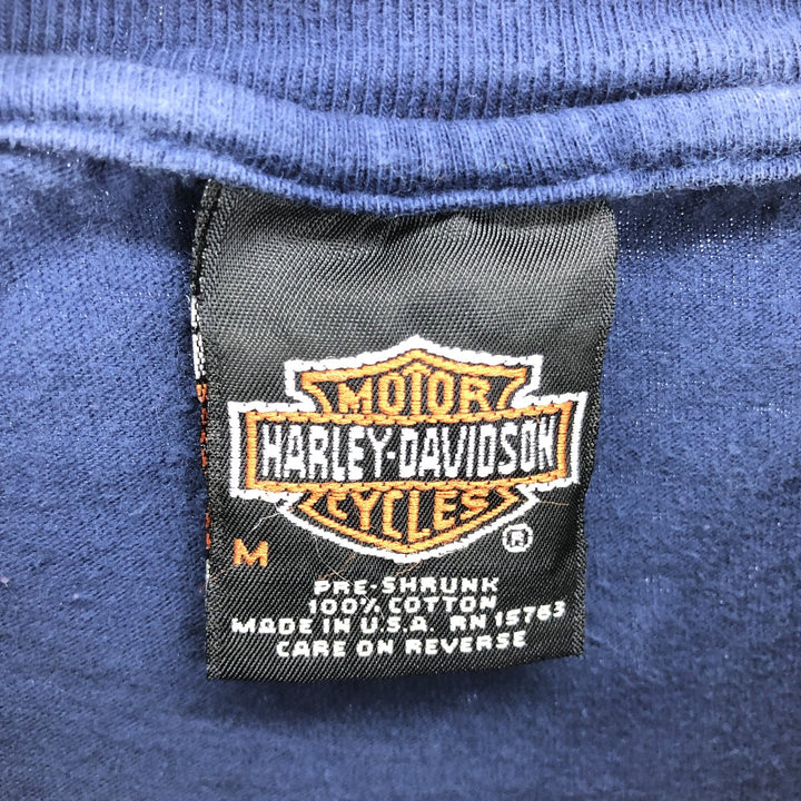 00'S Harley-Davidson Motorcycle Bike T-shirt Made in USA Men's M size /eaa466463