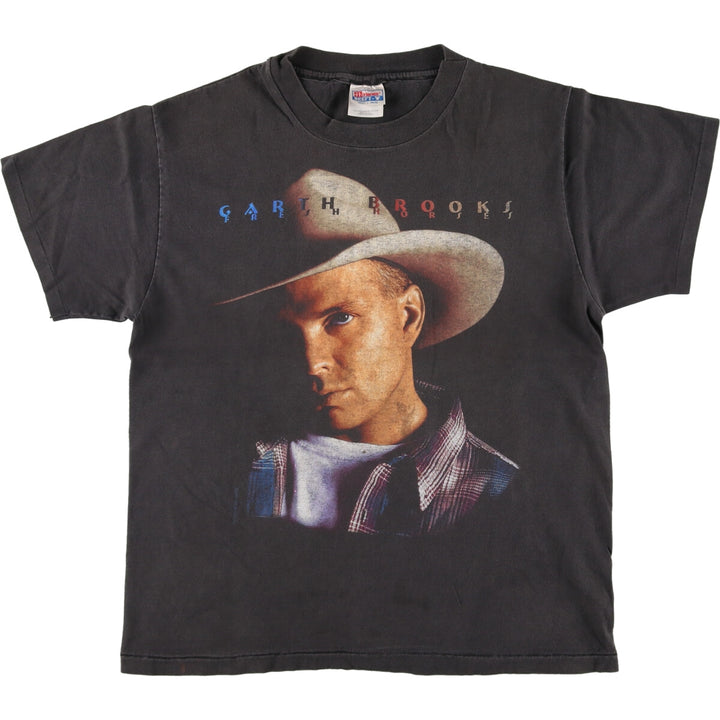 90'S Hanes GARTH BROOKS Band T-shirt, Made in USA, Men's L, Vintage /eaa466471