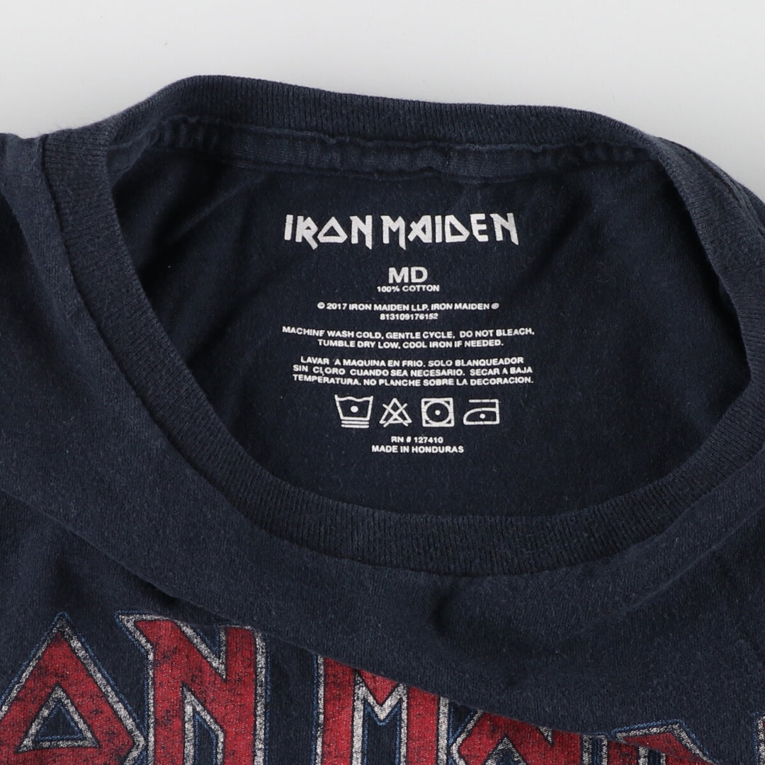 IRON MAIDEN Iron Maiden Band T-shirt Band T Men's M size / eaa466476