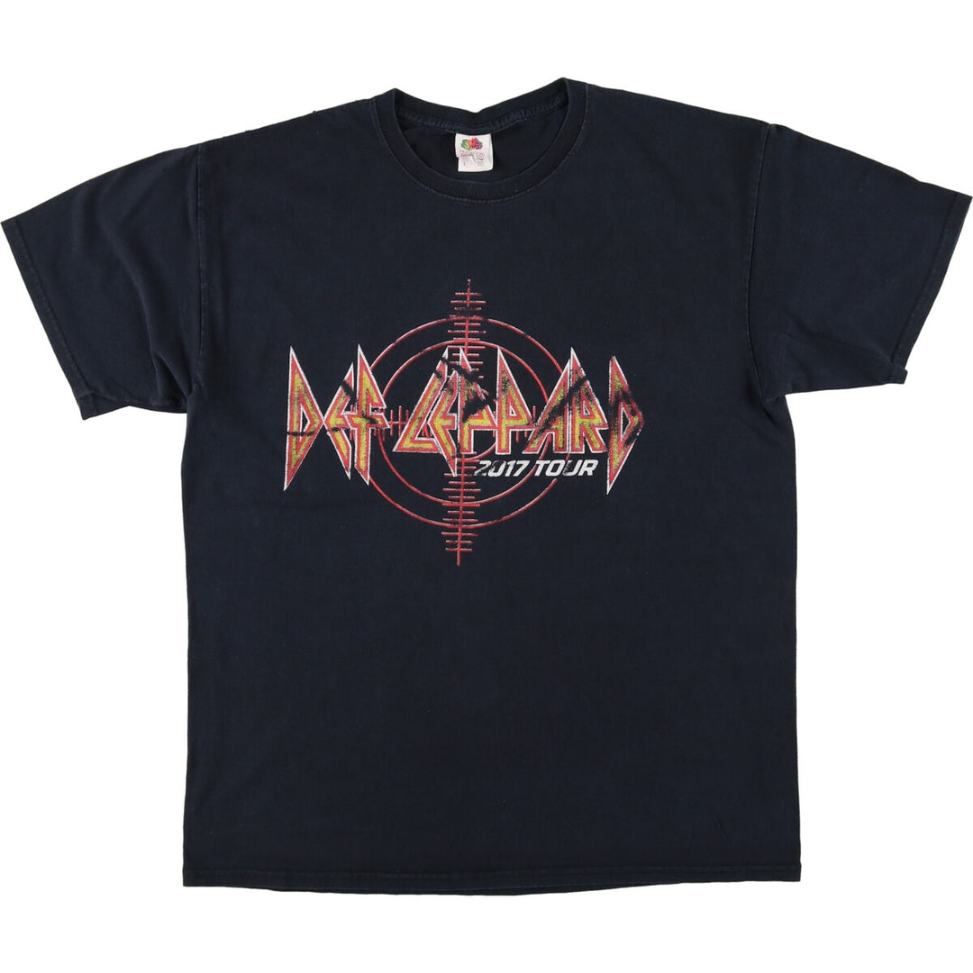 Fruit of the Loom DEF LEPPARD Band T-shirt, Men's L size / eaa466485