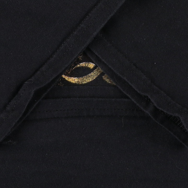 Gildan SHINEDOWN & GODMACK Shinedown Godsmack Band T-shirt Band Tee Men's L size cotton black type Vintage Second Hand