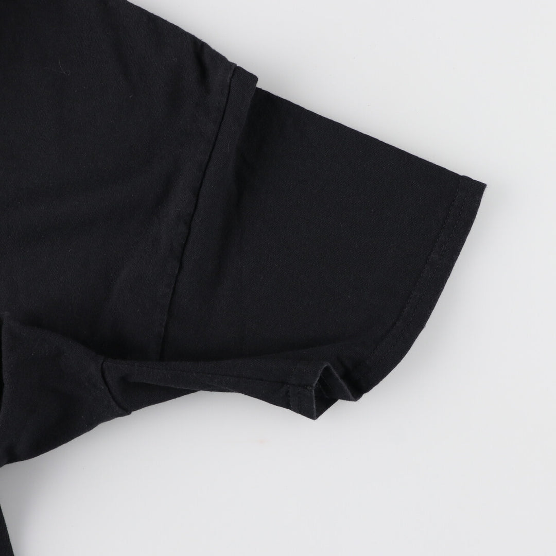 Gildan SHINEDOWN & GODMACK Shinedown Godsmack Band T-shirt Band Tee Men's L size cotton black type Vintage Second Hand