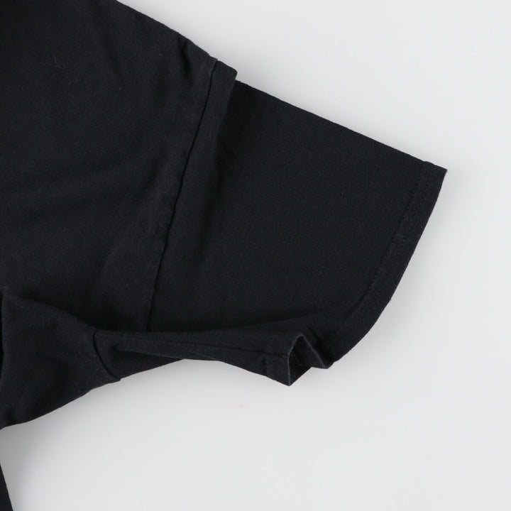 Gildan SHINEDOWN & GODMACK Shinedown Godsmack Band T-shirt Band Tee Men's L size cotton black type Vintage Second Hand