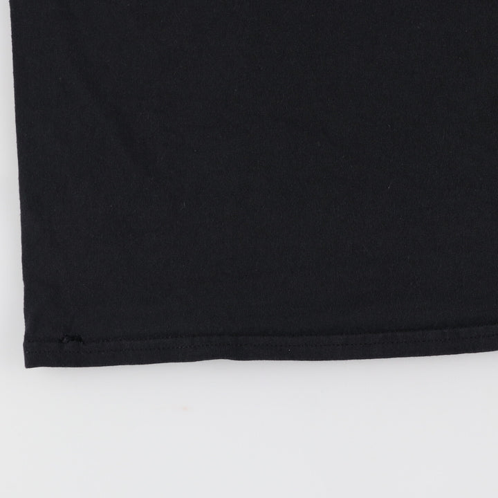 Gildan SHINEDOWN & GODMACK Shinedown Godsmack Band T-shirt Band Tee Men's L size cotton black type Vintage Second Hand