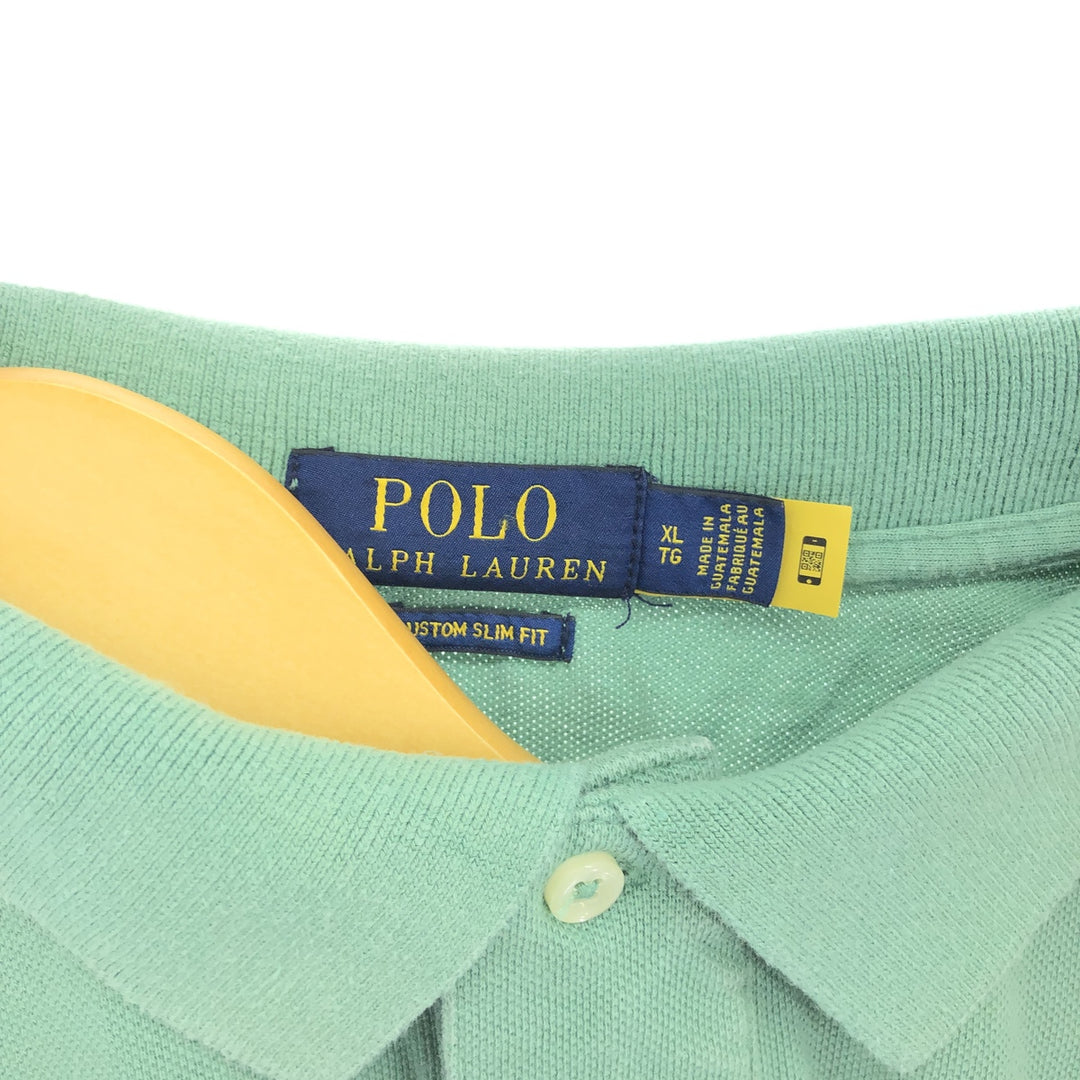 Ralph Lauren POLO RALPH LAUREN CUSTOM SLIM FIT short sleeve polo shirt men's XL equivalent /eaa466513