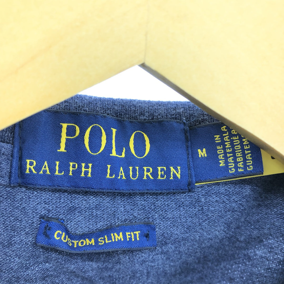 Ralph Lauren POLO RALPH LAUREN CUSTOM SLIM FIT short sleeve polo shirt men's M equivalent /eaa466514