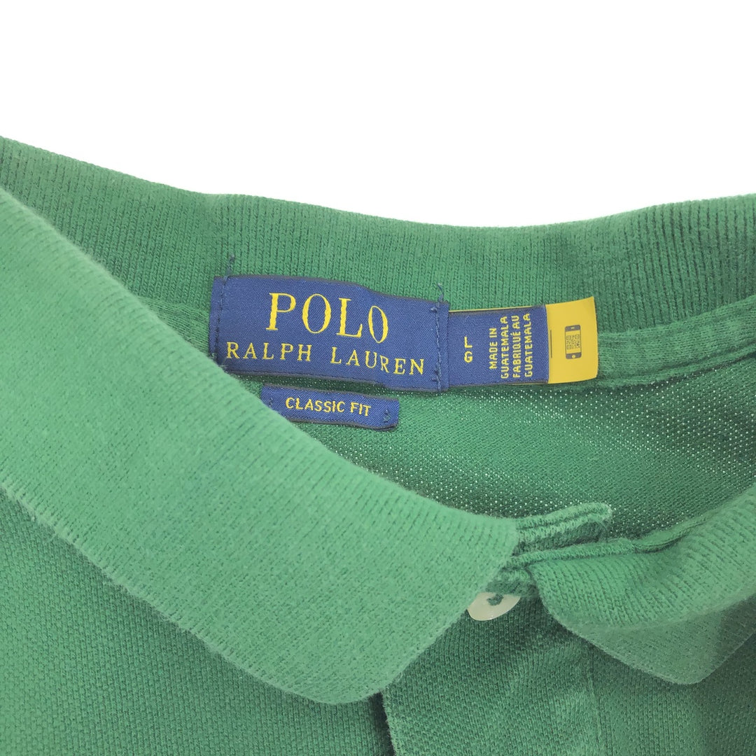 Ralph Lauren POLO RALPH LAUREN CLASSIC FIT short sleeve polo shirt men's size L / eaa466522