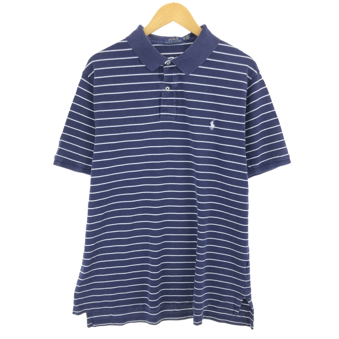 Ralph Lauren POLO RALPH LAUREN Short Sleeve Striped Polo Shirt Men's XL /eaa466525