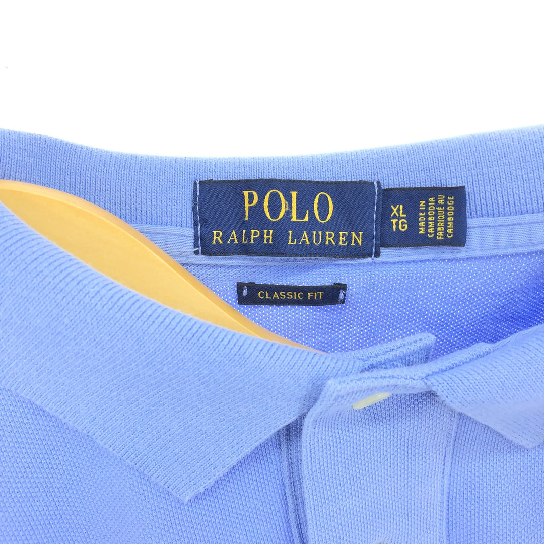 Ralph Lauren POLO RALPH LAUREN CLASSIC FIT short sleeve polo shirt men's XL equivalent /eaa466528