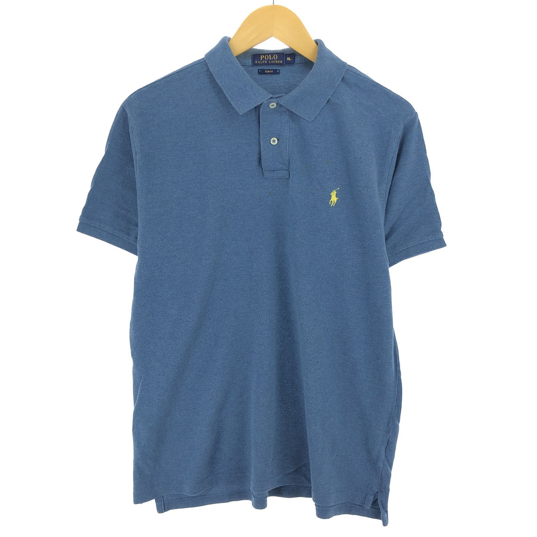 Ralph Lauren POLO RALPH LAUREN SLIM FIT short sleeve polo shirt men's XL equivalent /eaa466529