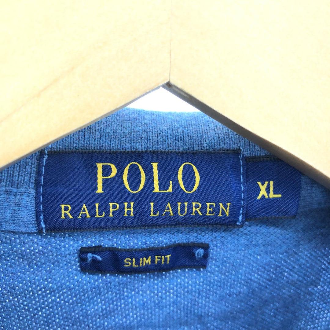 Ralph Lauren POLO RALPH LAUREN SLIM FIT short sleeve polo shirt men's XL equivalent /eaa466529