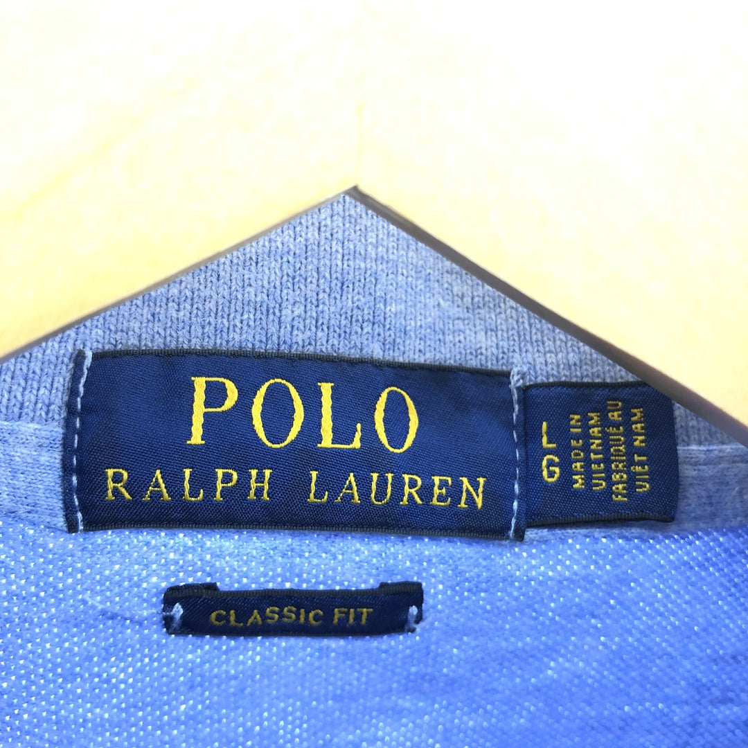 Ralph Lauren POLO RALPH LAUREN CLASSIC FIT short sleeve polo shirt men's size L / eaa466534