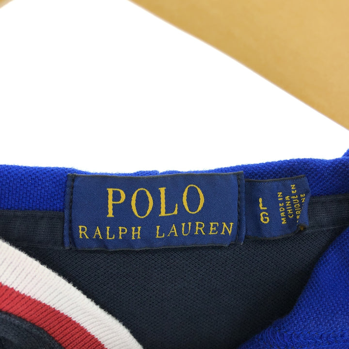 Ralph Lauren POLO RALPH LAUREN Hooded short sleeve polo shirt Men's L equivalent /eaa466542