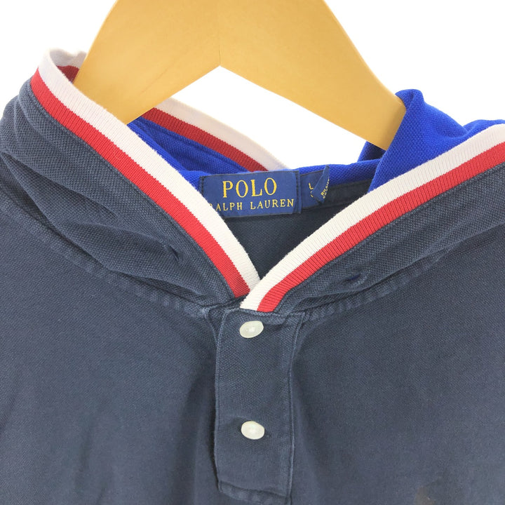 Ralph Lauren POLO RALPH LAUREN Hooded short sleeve polo shirt Men's L equivalent /eaa466542