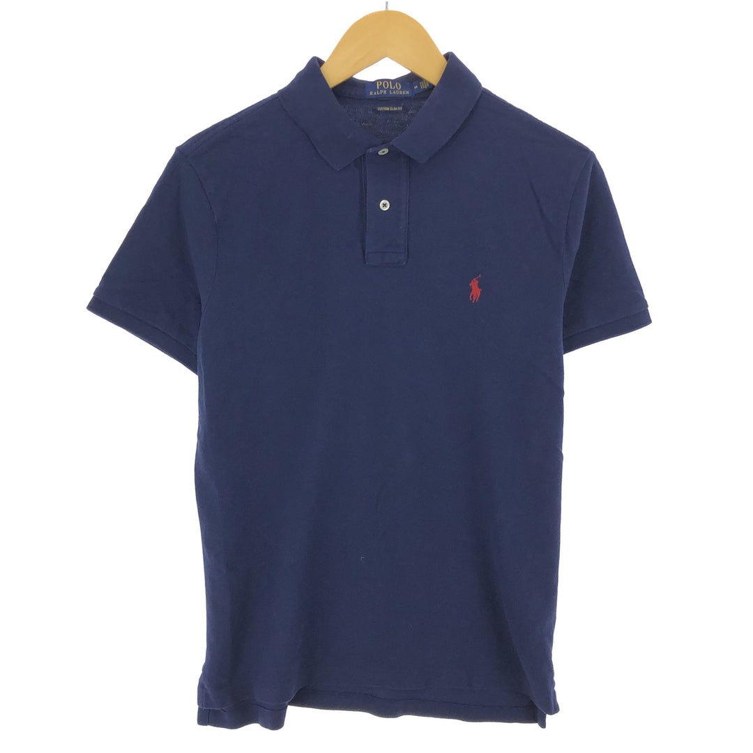 Ralph Lauren POLO RALPH LAUREN CUSTOM SLIM FIT short sleeve polo shirt men's M equivalent /eaa466543