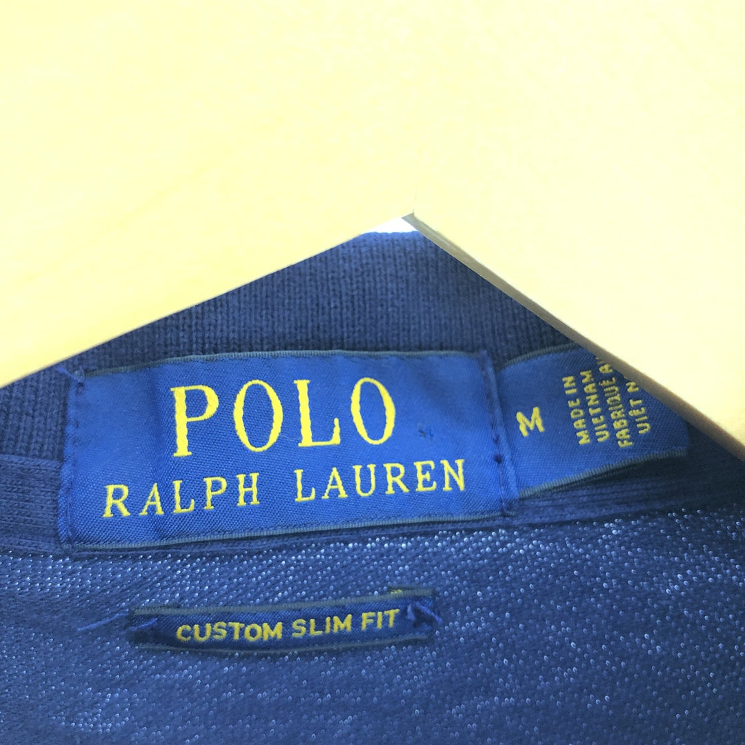 Ralph Lauren POLO RALPH LAUREN CUSTOM SLIM FIT short sleeve polo shirt men's M equivalent /eaa466543