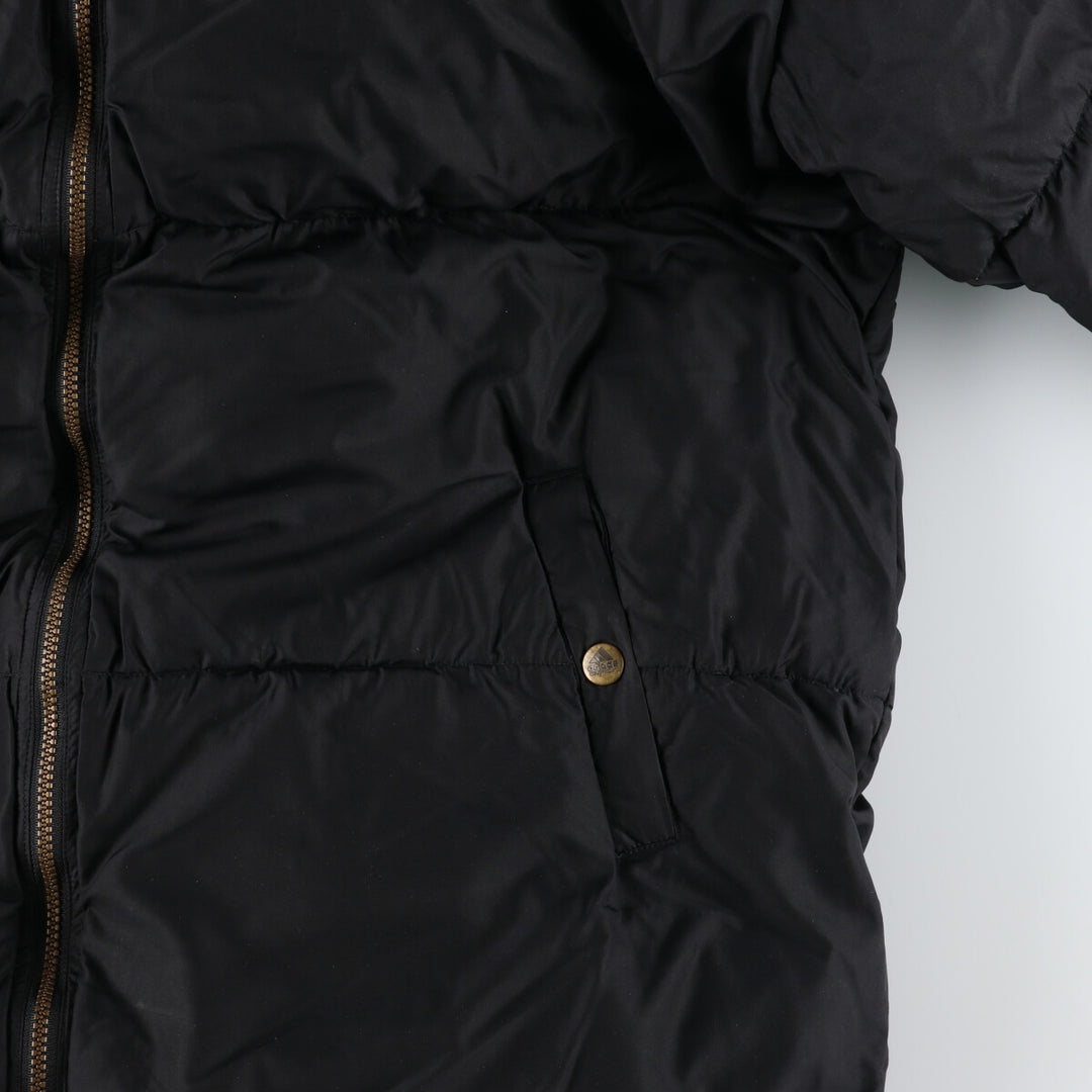 Vintage 90'S adidas EQUIPMENT down parka, men's size XL polyester black type Vintage Second Hand