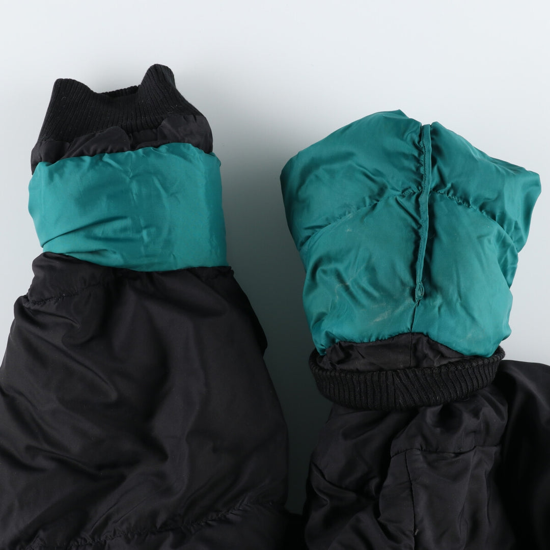 Vintage 90'S adidas EQUIPMENT down parka, men's size XL polyester black type Vintage Second Hand