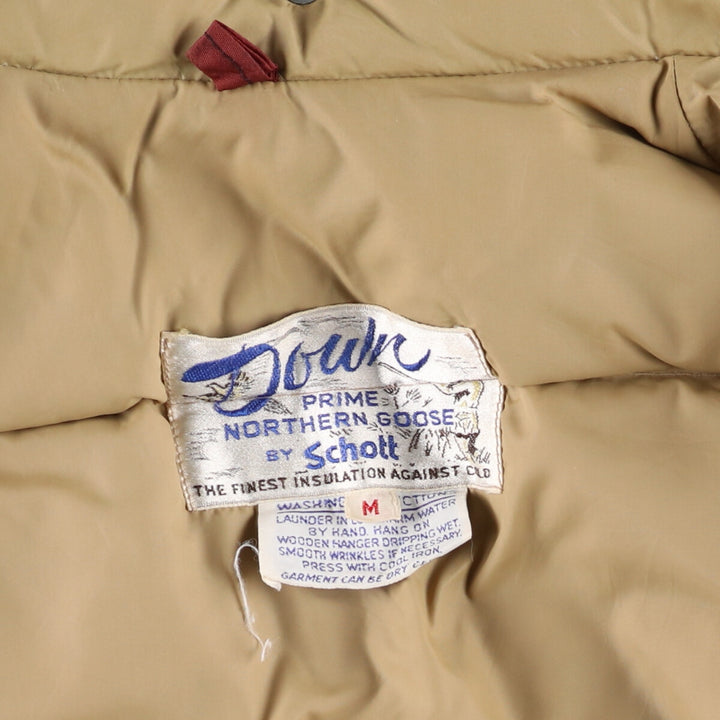 70'S SCHOTT goose down jacket, men's size M, vintage / eaa466556