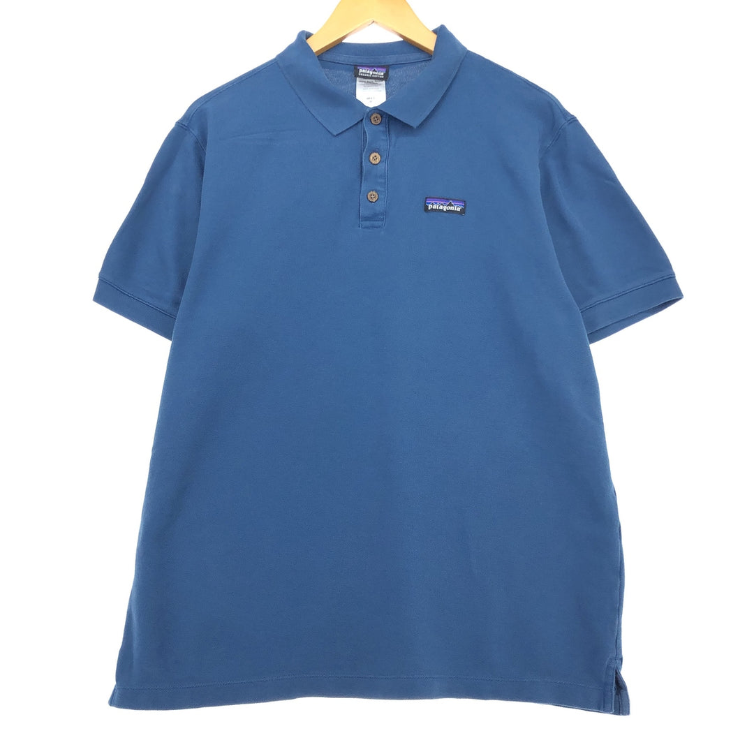 Patagonia ORGANIC COTTON 53420SP15 short sleeve polo shirt for men, size M /eaa466596