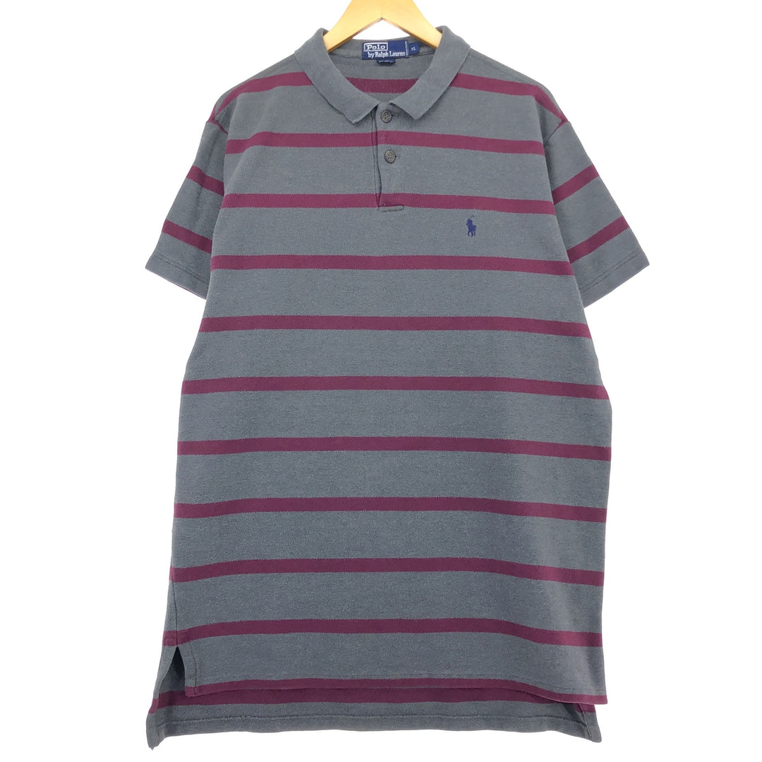 Ralph Lauren POLO by Ralph Lauren short sleeve striped polo shirt men's XL /eaa466598