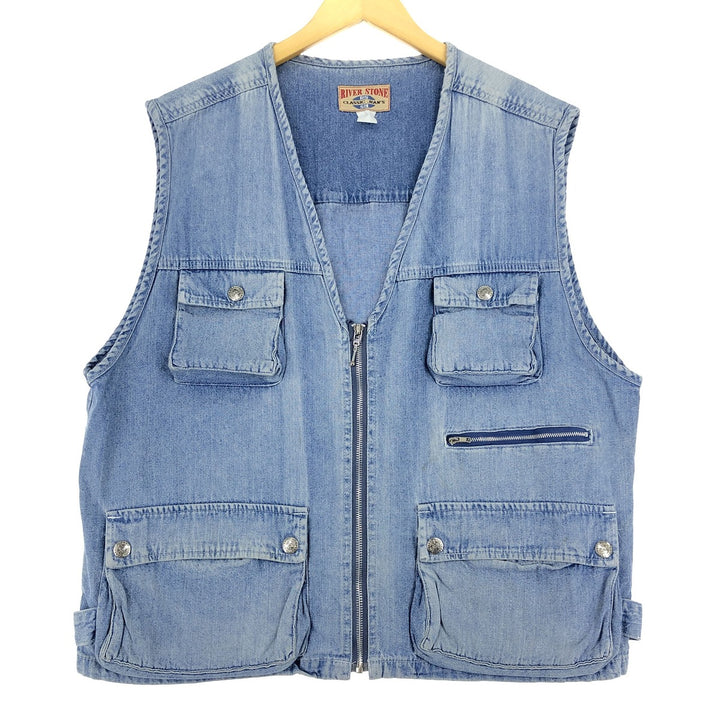 RIVER STONE denim vest, men's equivalent to XL /eaa466630