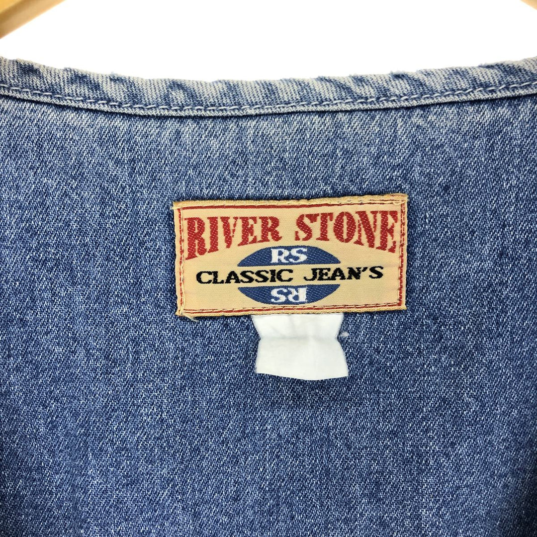 RIVER STONE denim vest, men's equivalent to XL /eaa466630