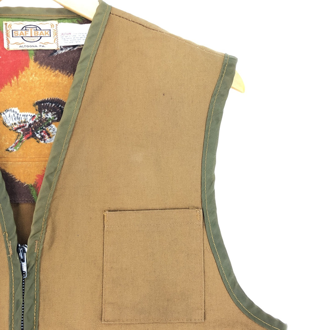 70s~ SAFTBAK Hunting Vest Men's M Size Vintage /eaa466634