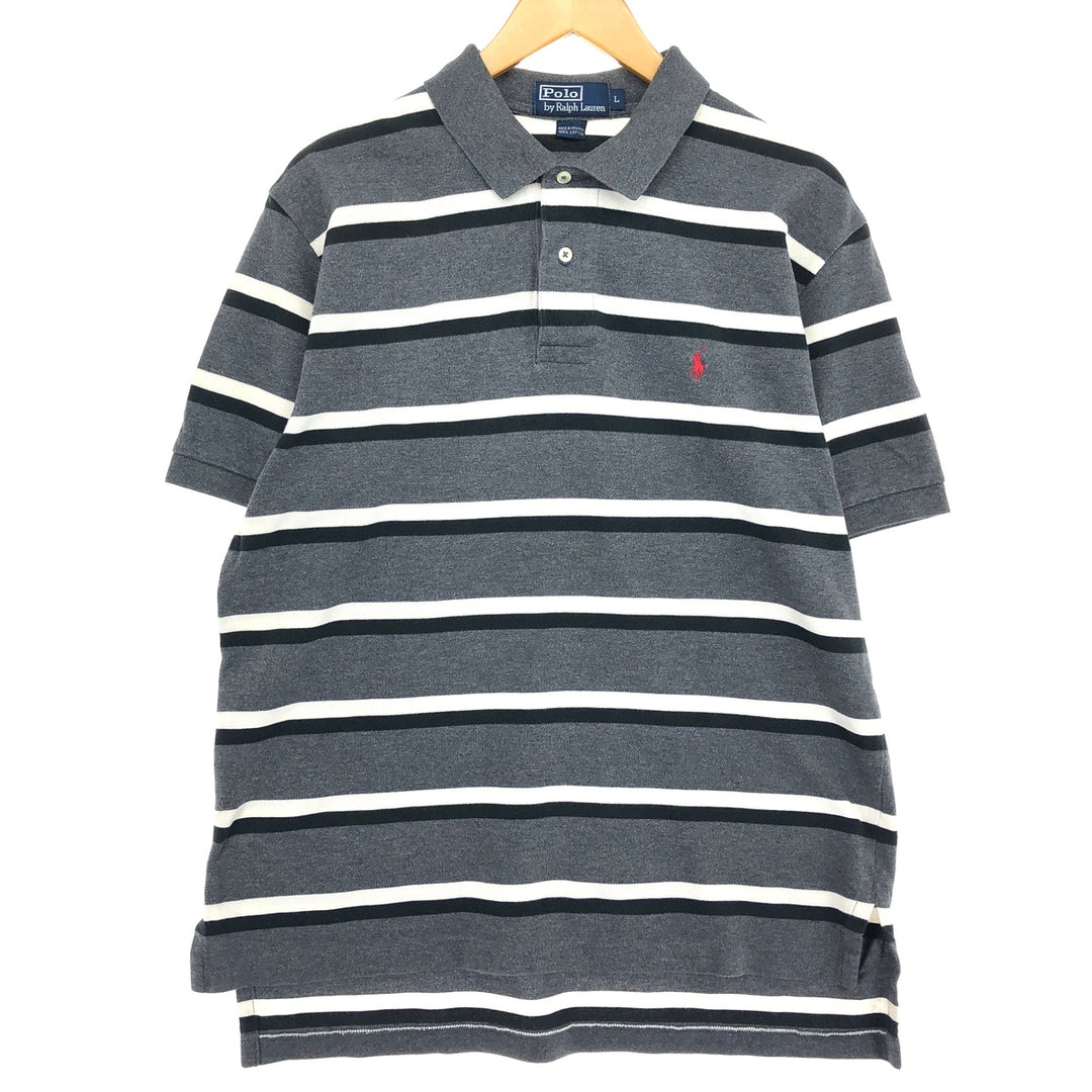 Ralph Lauren POLO by Ralph Lauren Multi-border short sleeve border polo shirt Men's L size / eaa466658