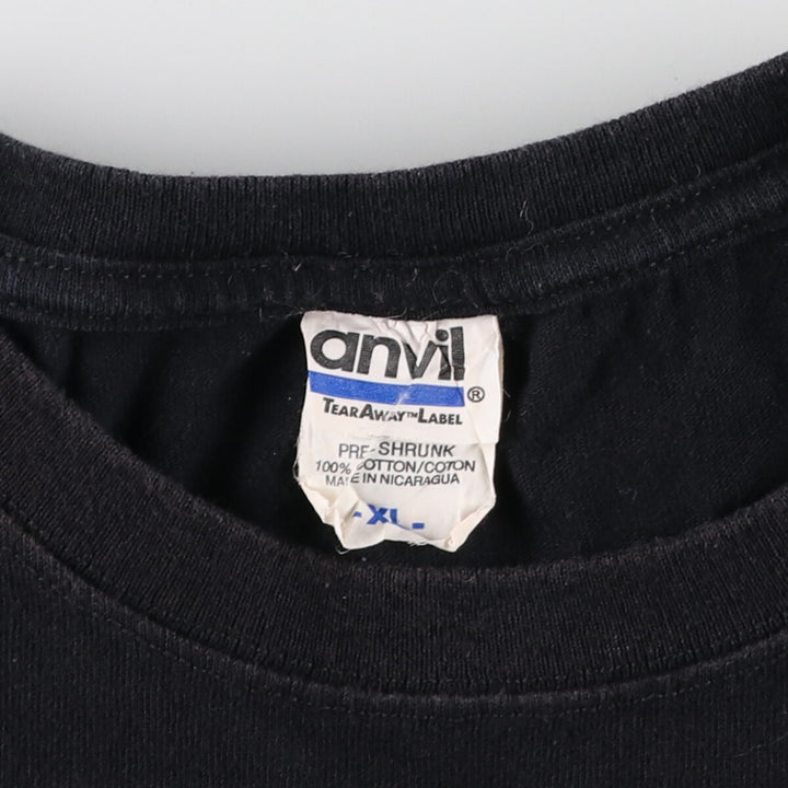 Anvil James Otto Band T-shirt, Men's XL size cotton black type Vintage Second Hand